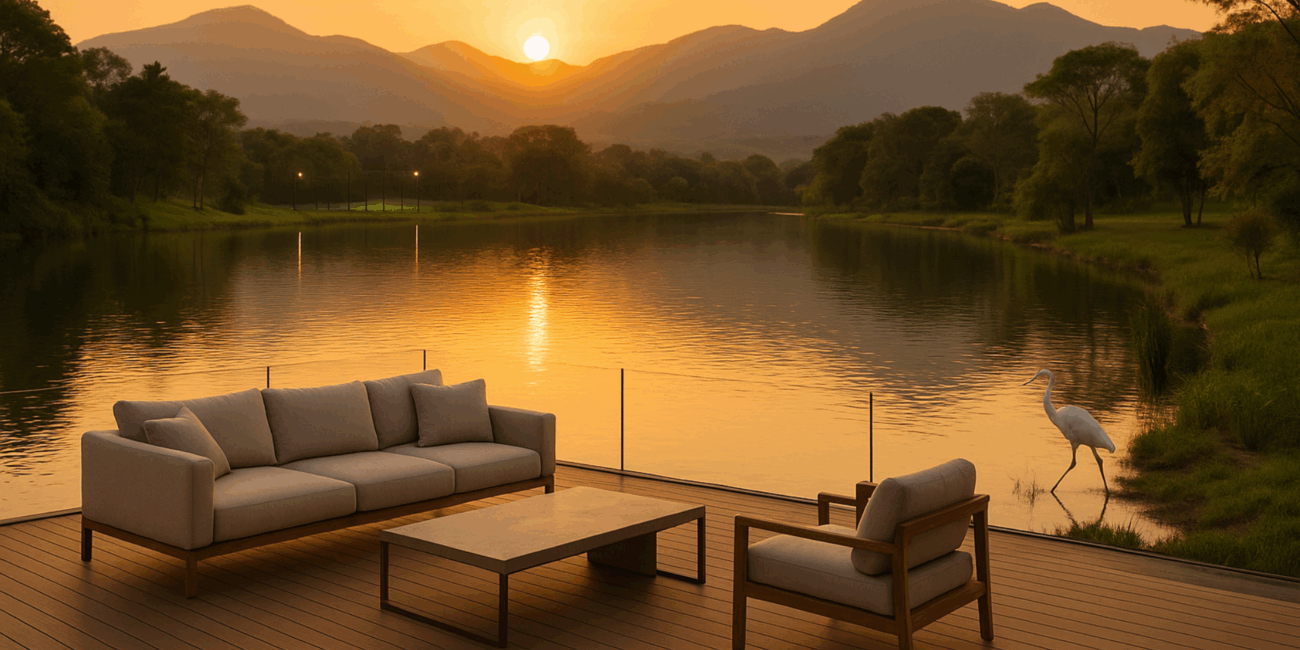 En el lago con pisicina, casa del lago, lujo y confort, atardecer, Ardguz te acompaña paso a paso para que puedas adquirir tu lote campestre con financiación desde el exterior. SEGUNDO HOGAR, lotes campestre, lotes de inversión, lotes de inversión, lotes de lujo, LAGOS DE MORRO AZUL EN TOCAIMA CUNDINAMARCA CERCA A BOGOTÁ.
