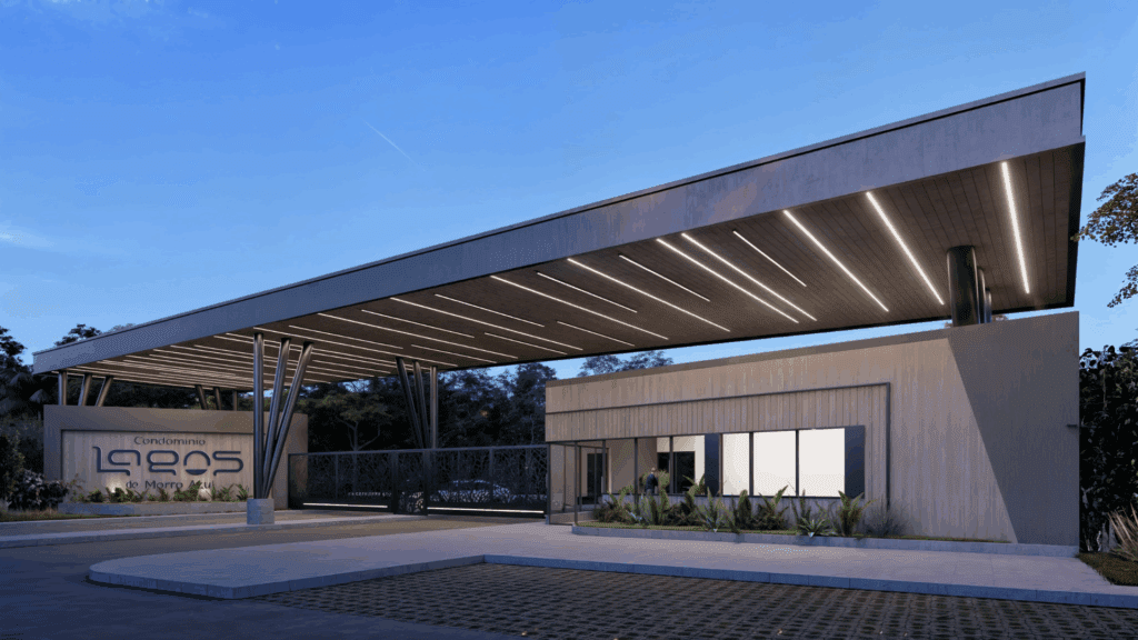 Portería Condominio Lagos de morro azul, proyecto exclusivo de lotes campestres en Tocaima, Anapoima y alrededores, ideales como segunda vivienda en Colombia o para una inversión inmobiliaria inteligente. cerca a Bogota.