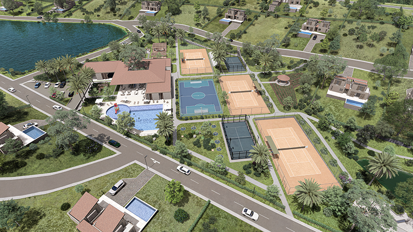Vista Club house Lotes campestres Lujo y confort Bogota tocaima